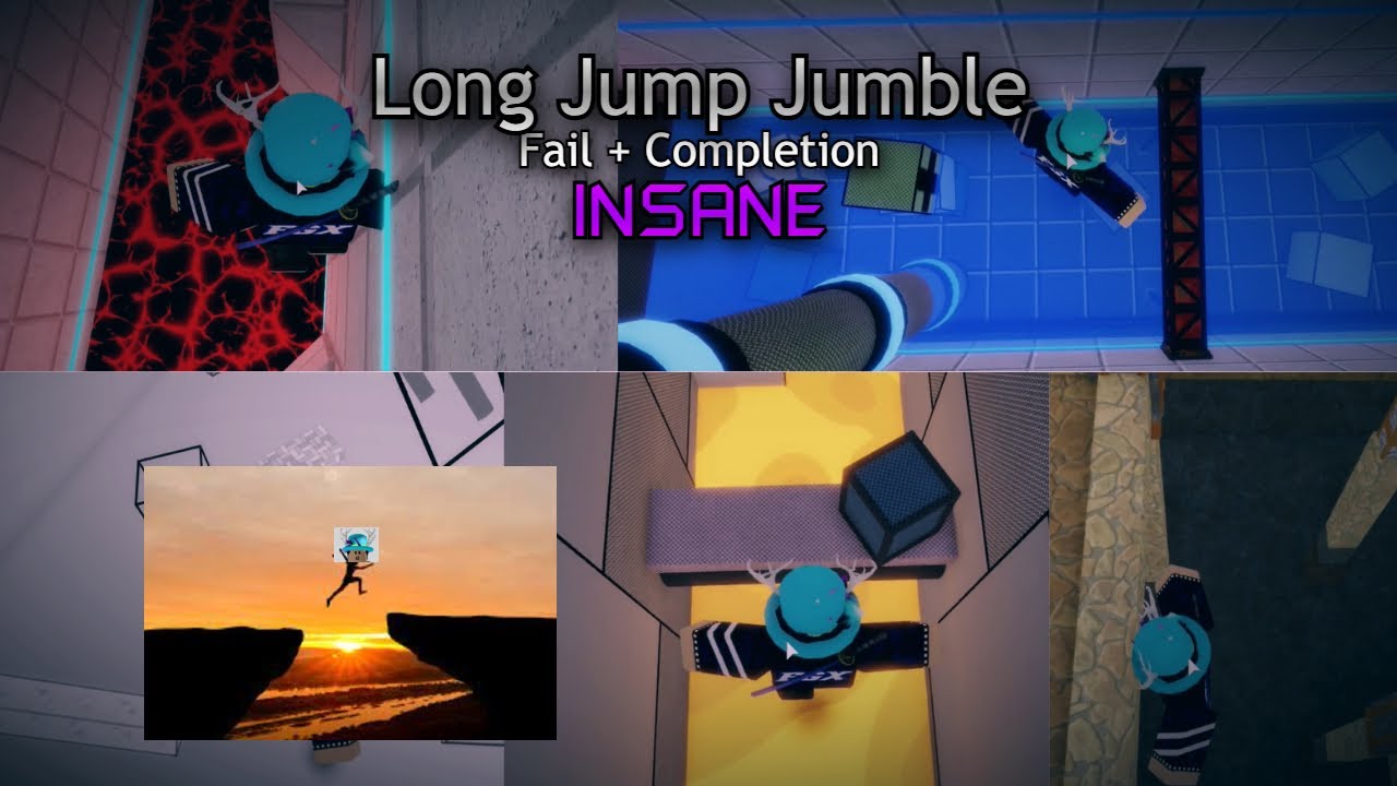 Long Jump Jumble [Insane] by Az_etox (Fail + Completion) | FE2: Community Maps