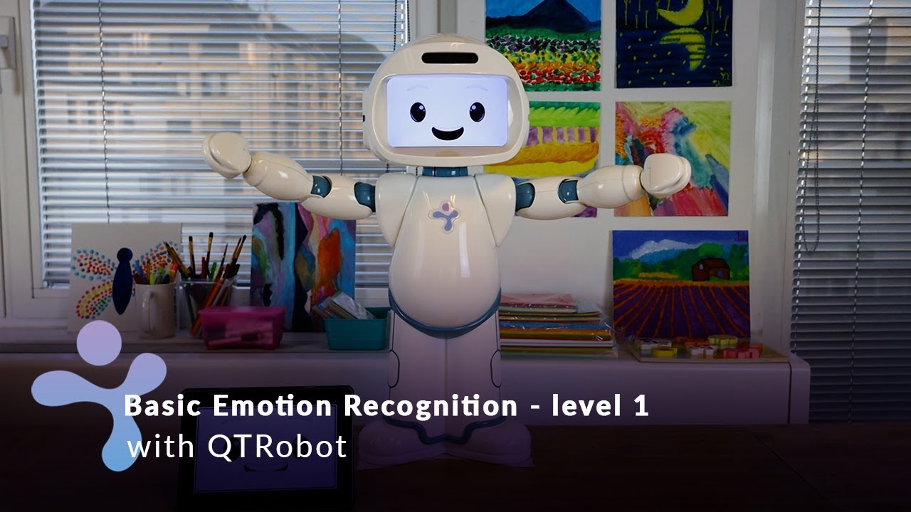 Emotion Recognition Activities for Autism| Identifying Basic Emotions – Level1 | QTrobot for ASD