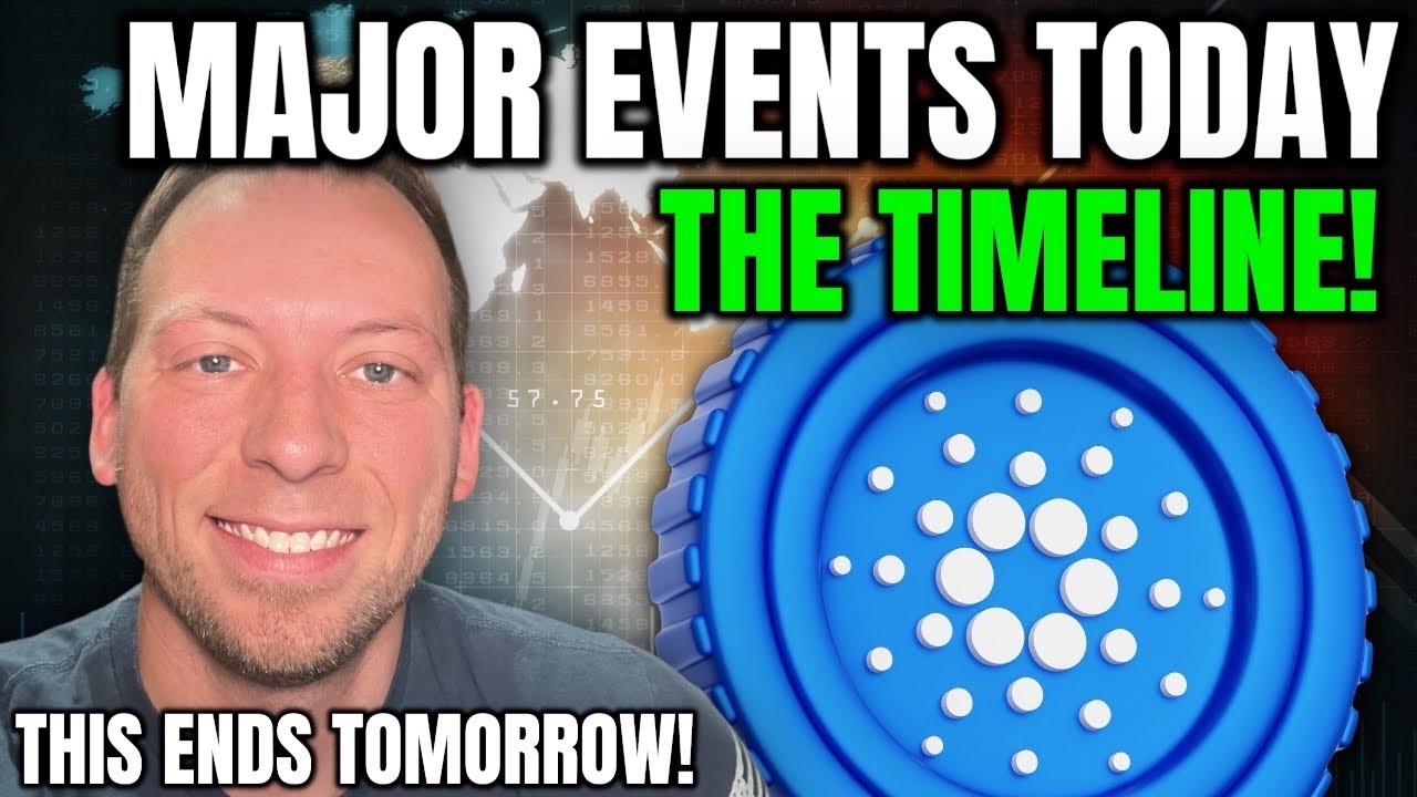 CARDANO ADA - MAJOR EVENTS TODAY!!! THIS ENDS TOMORROW FOR BTC!
