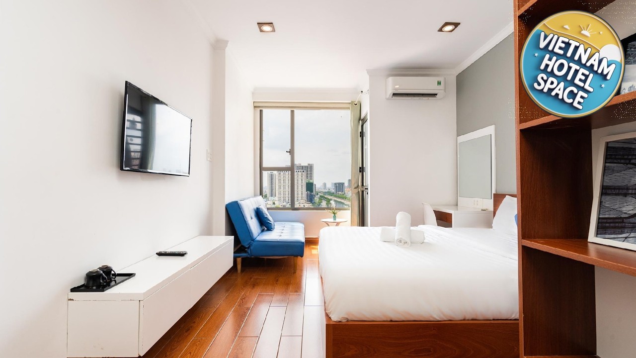 B1204 TrungHome*Studio Rivergate*BenThanh*Gym*Pool | Ho Chi Minh City, Vietnam | Hotel Review 🏨