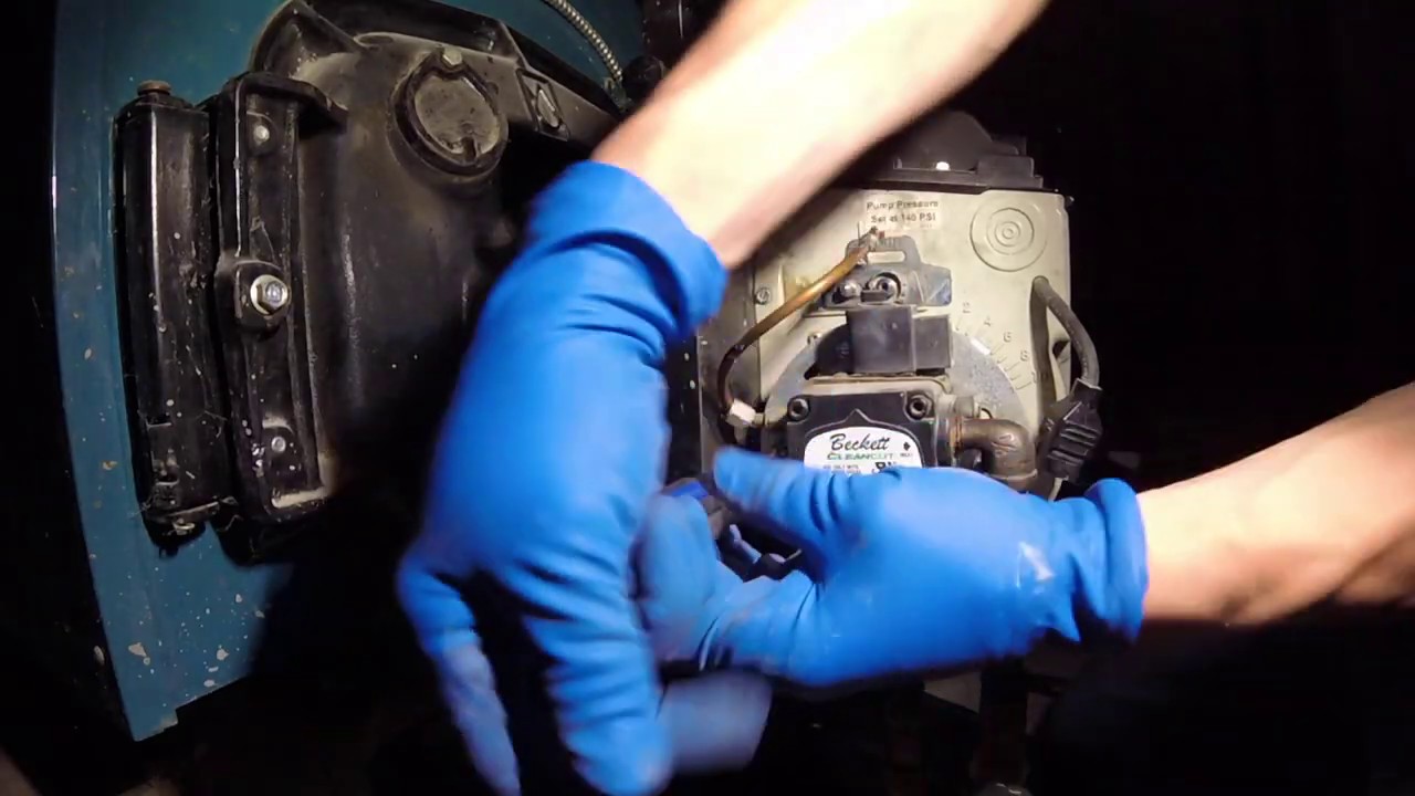Straight Up Plumbing & Heating; Clean Cut Oil Pump Replaced on Beckett Oil Fired Burner