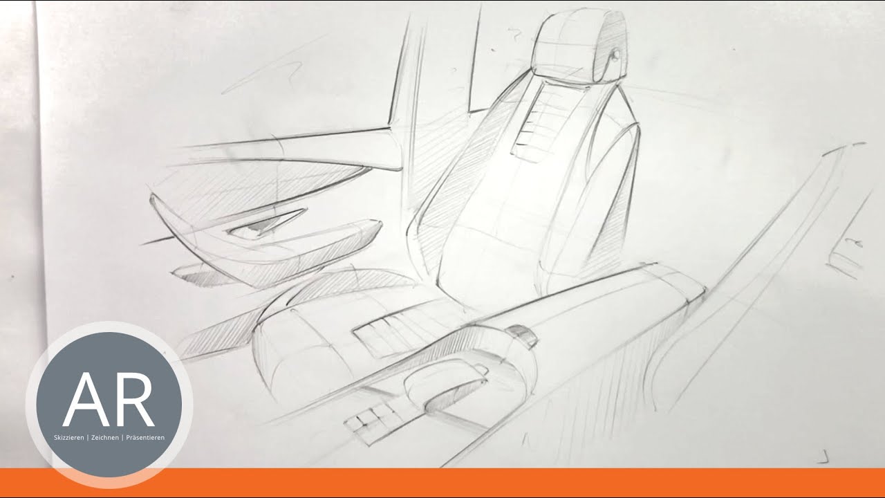 Transportation Interior Design. Auto-Innenr&auml;ume zeichnen. Transportation  Interior Design Studium