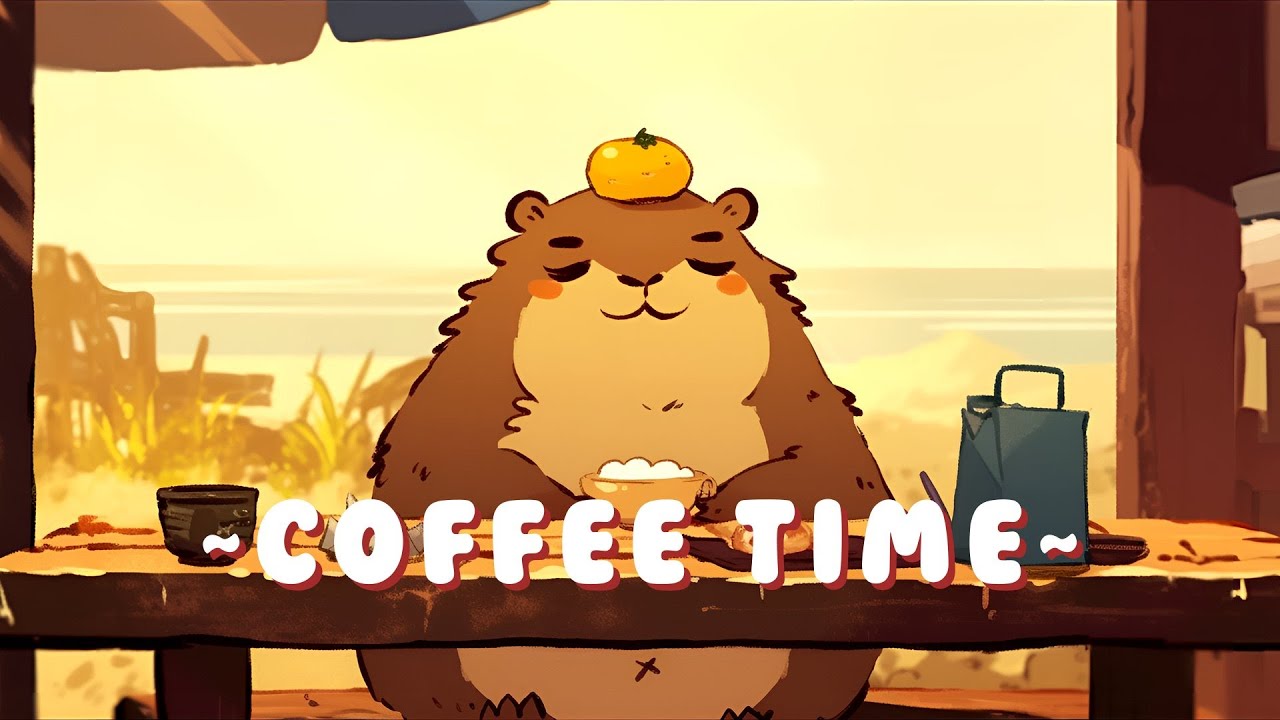 Capybara Chill Radio | Relaxing Music for Work/Study 🦫 🌿 ☕