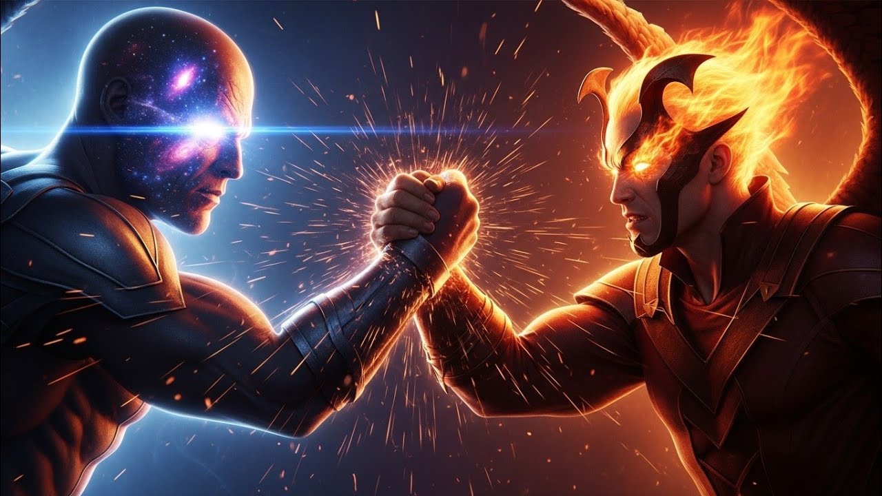 THE BEYONDER vs LUCIFER MORNINGSTAR – The Ultimate Battle Beyond Creation