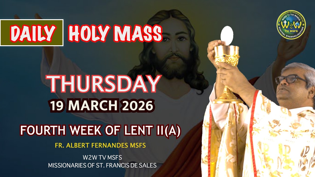 THURSDAY HOLY MASS | ST JOSEPH HUSBAND OF MARY | 19 MARCH 2026 by Fr Albert #holymass