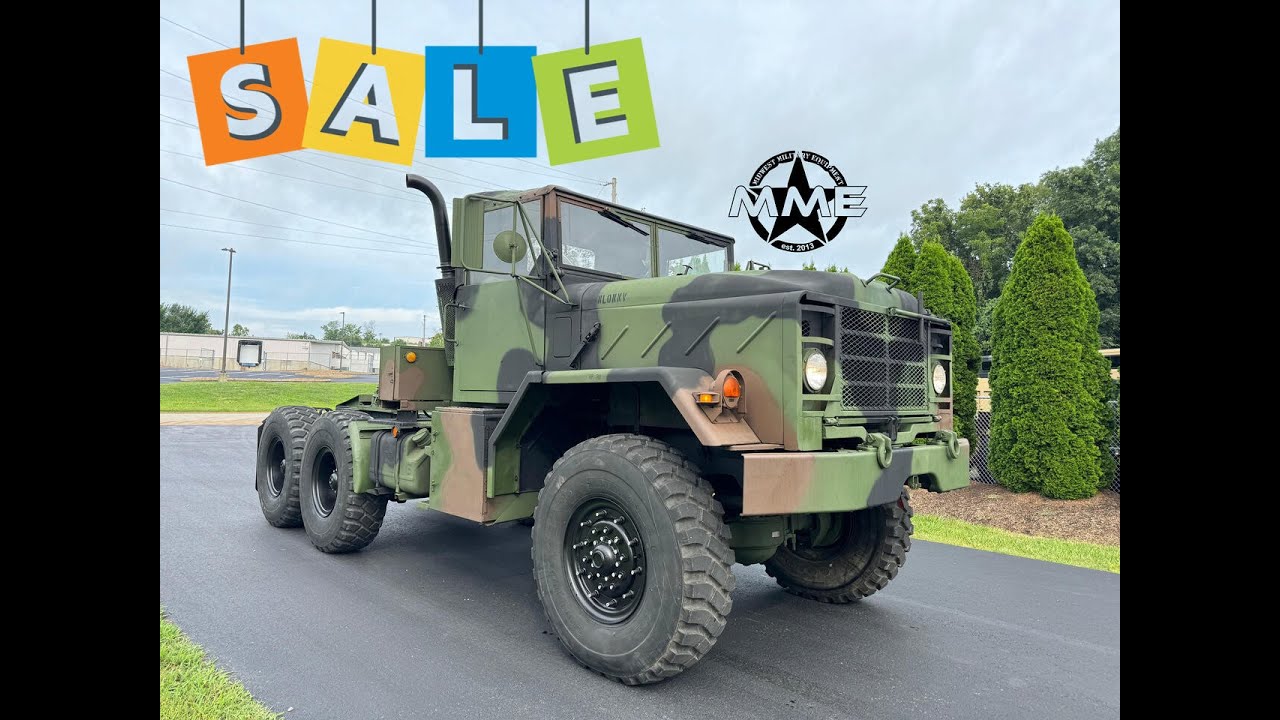 FOR SALE: 1986 Am General M931A1 5 TON MILITARY 6 X 6 Semi Truck