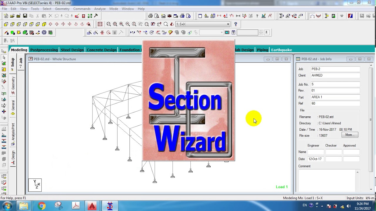 Section-Wizard / Staad pro.