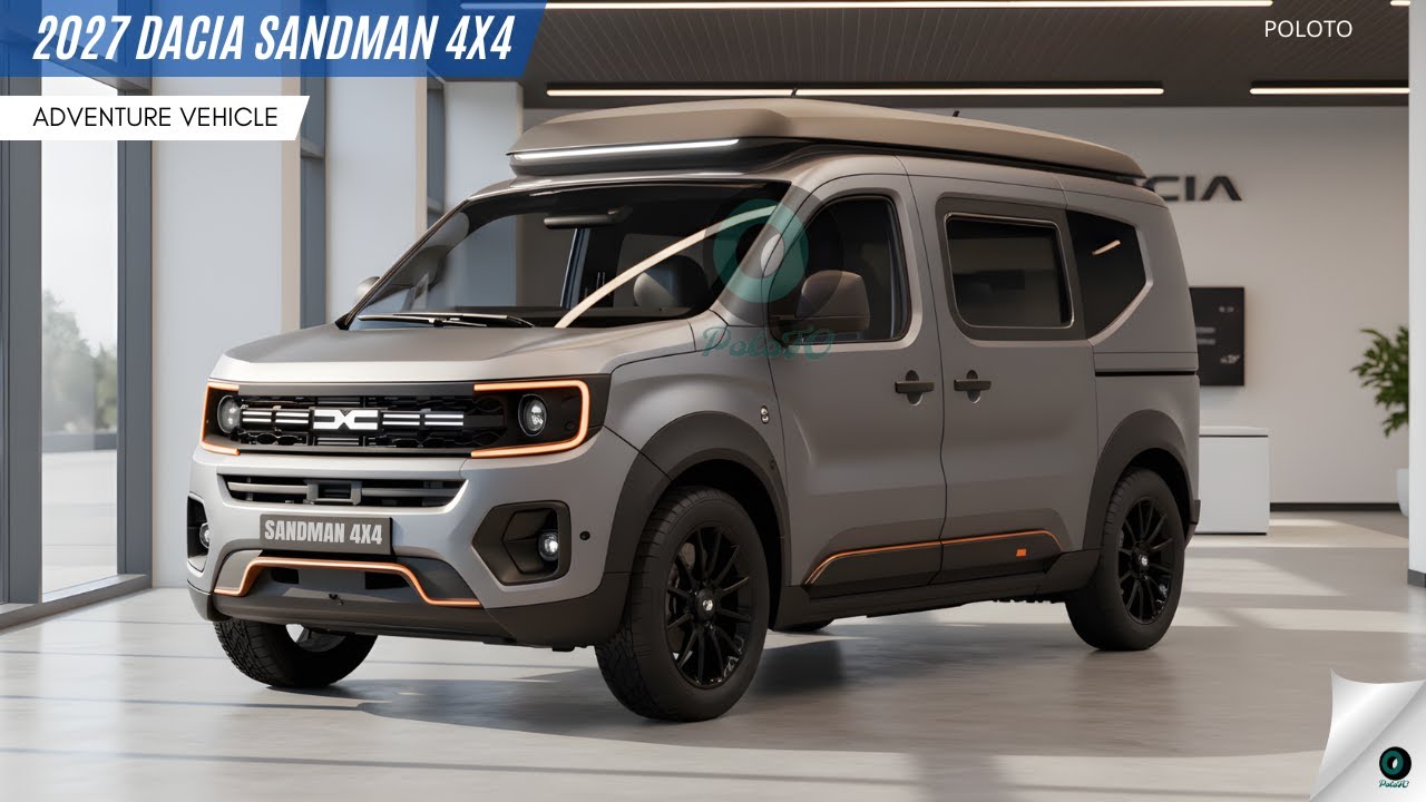 Dacia Sandman 4x4 2027 года — самый честный автомобиль для приключений!