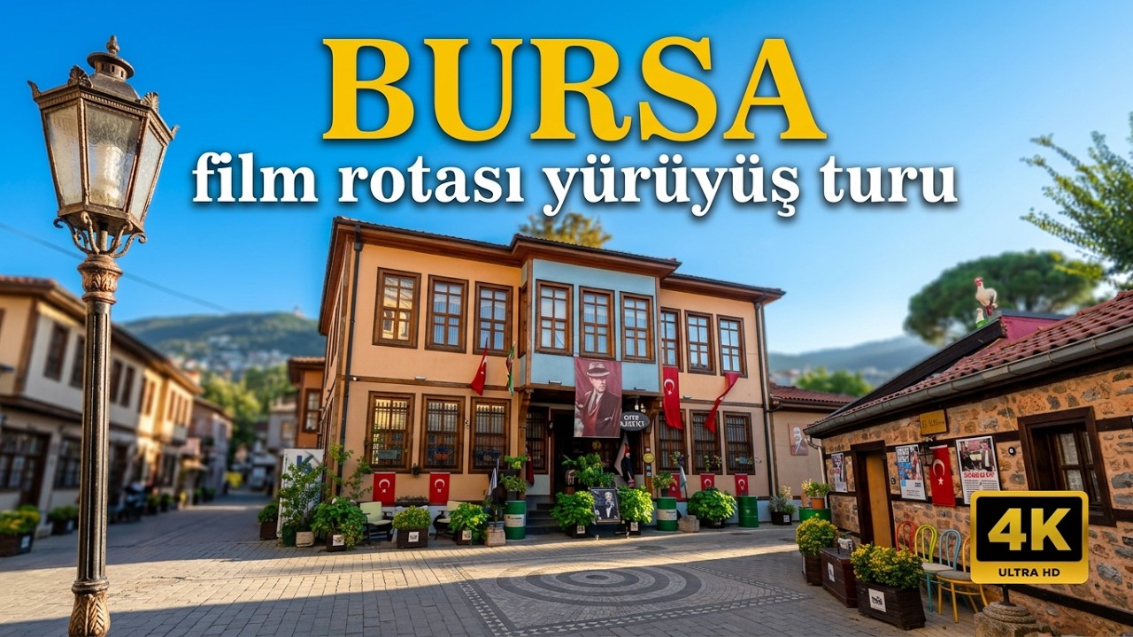 [4K] Bursa Bülbülü'nün çekildiği Bursa Sokakları |  Bursa Walking Tour 2025