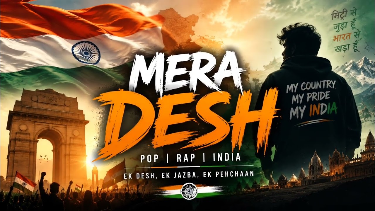 🇮🇳 MERA DESH | Patriotic Pop Rap Song | Desh Bhakti Song 2026 | Sahilvibex 🇮🇳