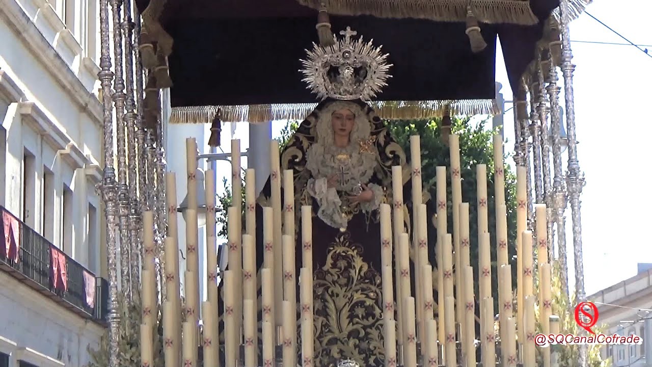 Salida Virgen de la Trinidad (Hdad. Medinaceli) con la BM de Coria del Río - Magna Mariana 2023