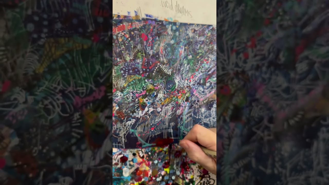 Behind the scenes art studio nyc. Creative process unveiled #contemporaryart #artprocess #drawing