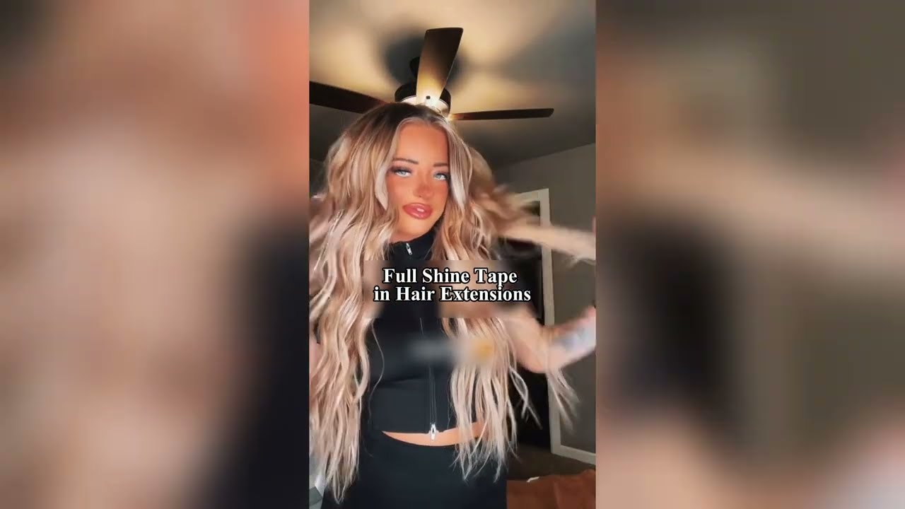 How to Style Your Tape Hair Extensions: Easy & Versatile Hairstyle