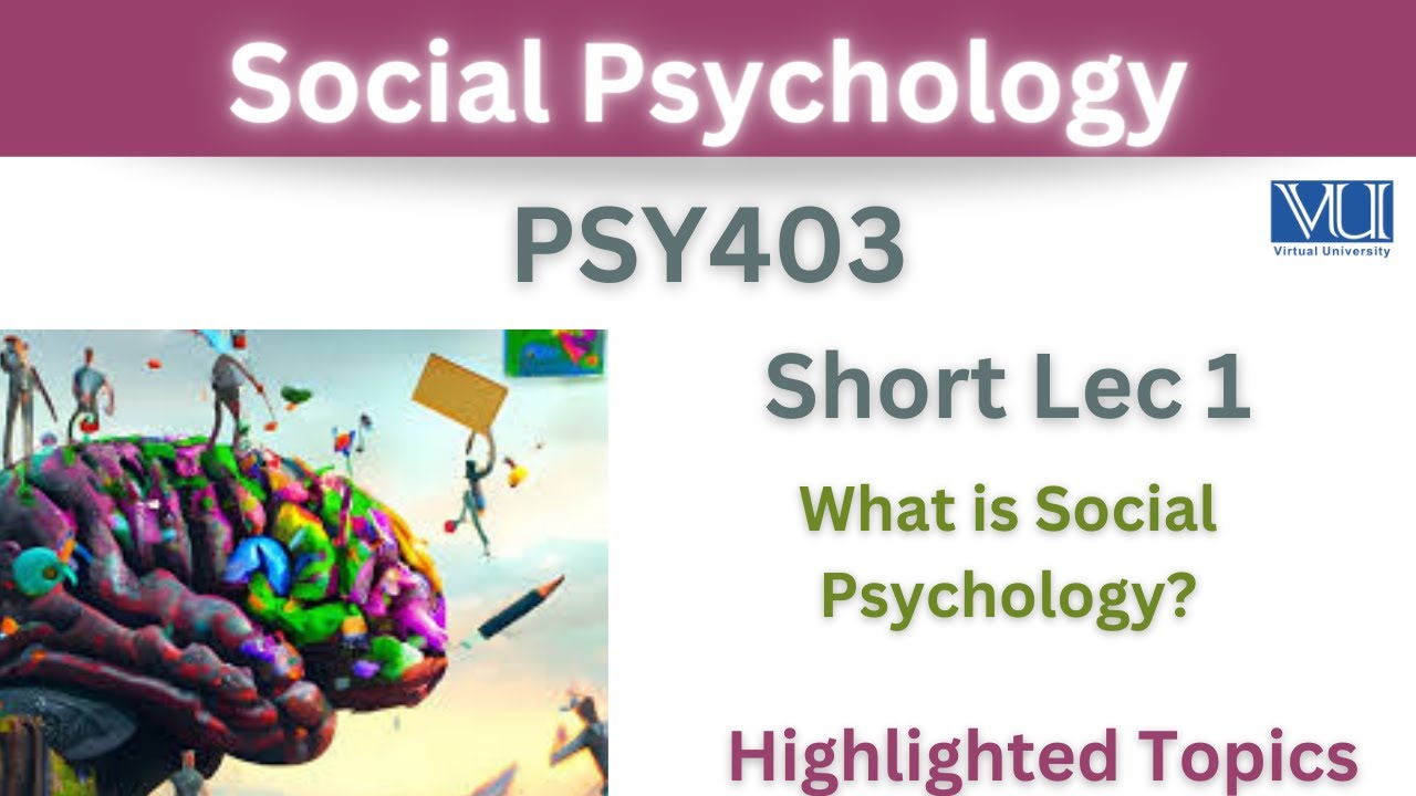 PSY403 Short Lecture 1_Introduction to Social Psychology_PSY403 short lec 1_Highlighted