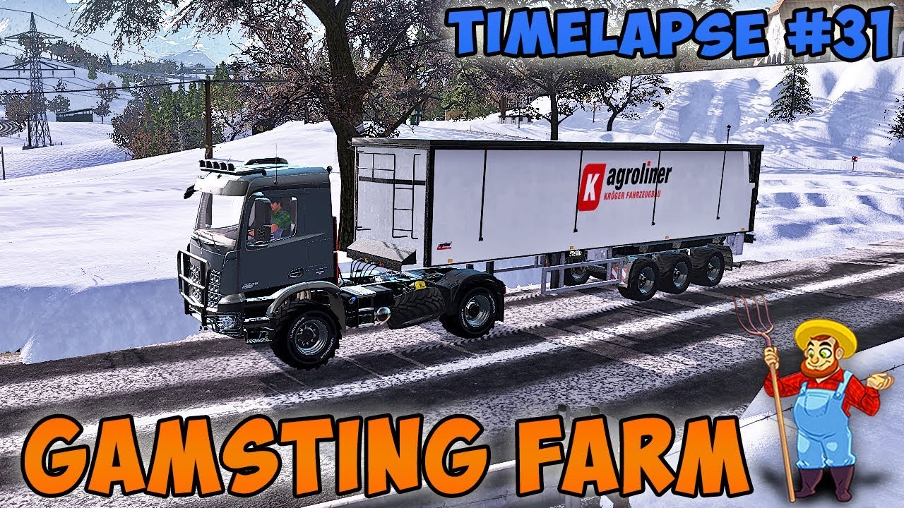 Farming Simulator 17 | Gamsting Farm with Seasons | Timelapse #31 | Selling corn and potatoes
