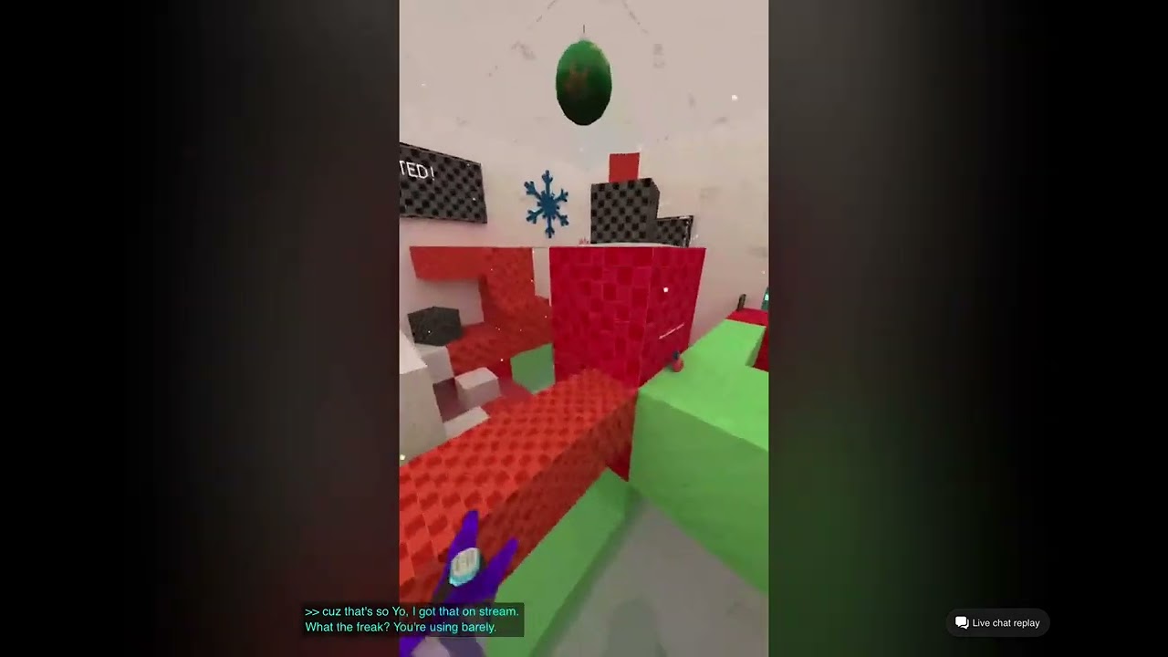This is the live streamer who accused me btw. (I was on 60hz which is not cheating)