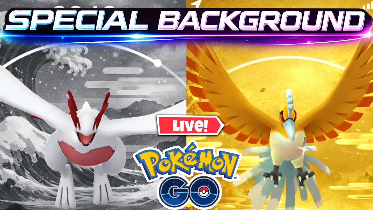 LIVE Shadow Lugia & Shadow Ho-Oh Raids 🔥 | Pokemon GO Live & Special Backgrounds!