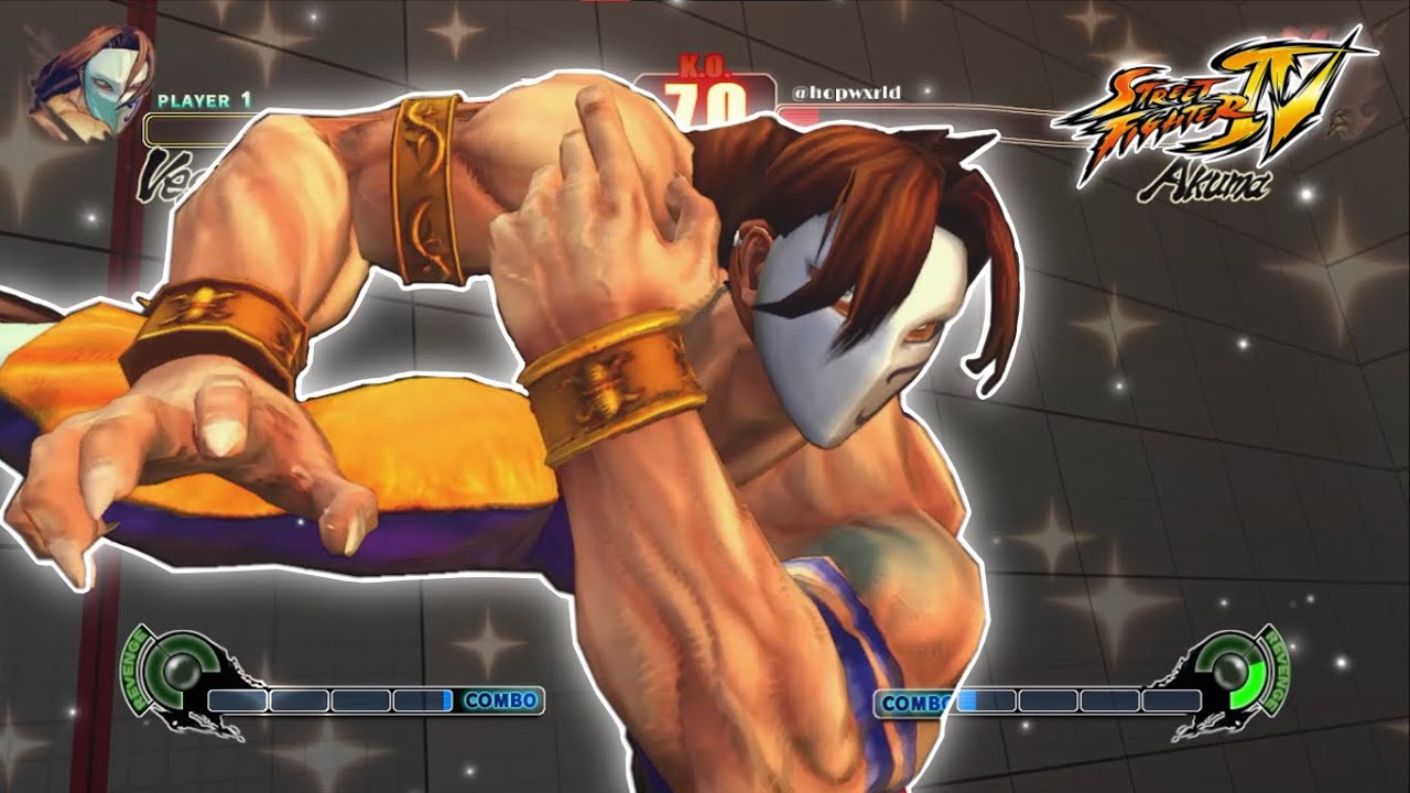 Вега против Акумы (наивысшая сложность) | Street Fighter IV