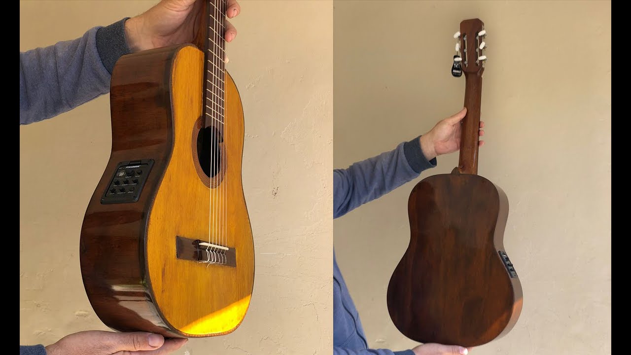 RESTAURACION DE UNA GUITARRA DE MAS DE 50 AÑOS
