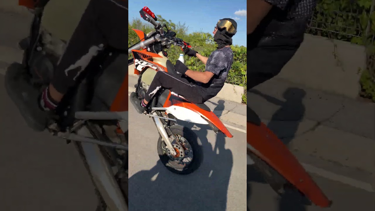 Sarah,linda... #ktm  #ktmexc #ktmexc125 #ktmlover #racetech #rtech #wheelie #wheelies #impennata