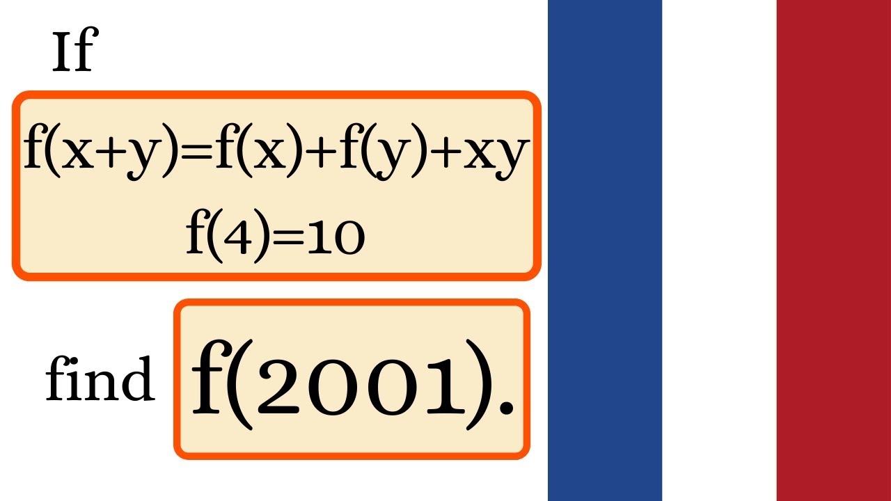 A functional equation from the Netherlands.