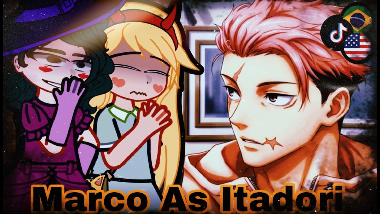 🇧🇷/🇺🇲Star vs. The Forces of Evil React to Marco As Itadori  - Gacha React