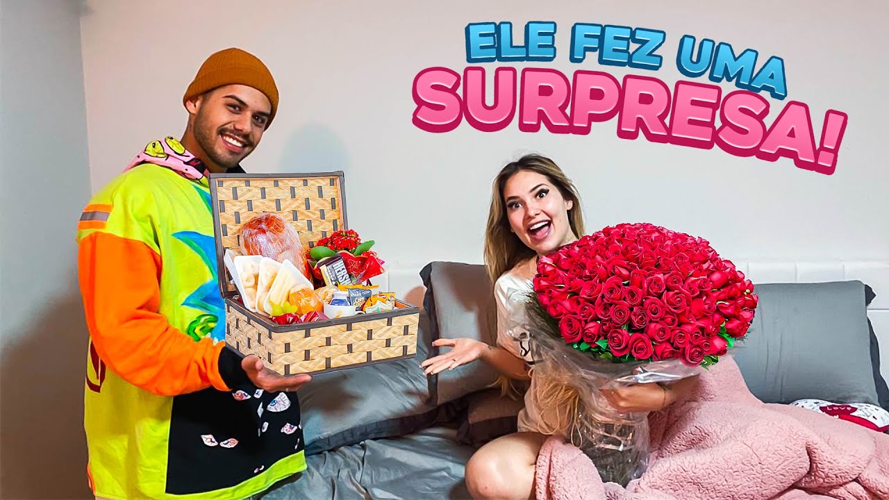 MEU NAMORADO ME FEZ UMA SURPRESA!!