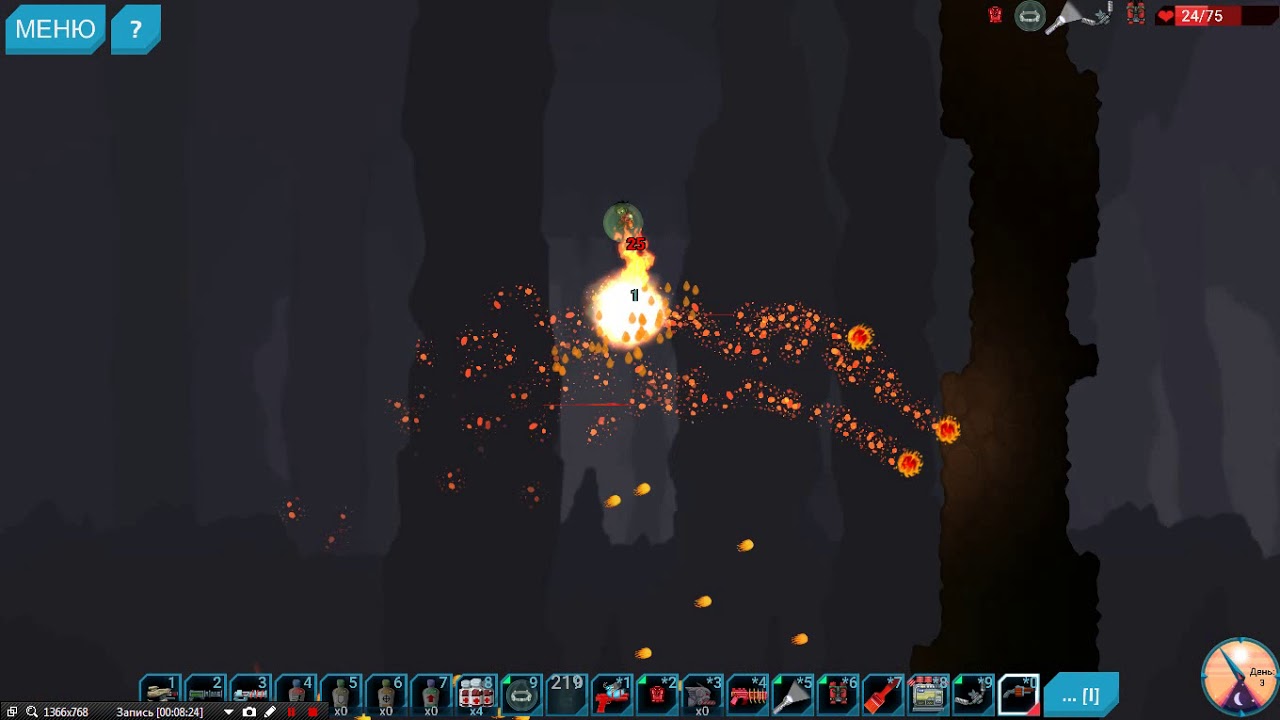 Убиваем ВСЕХ  БОССОВ Игры Dig or Die