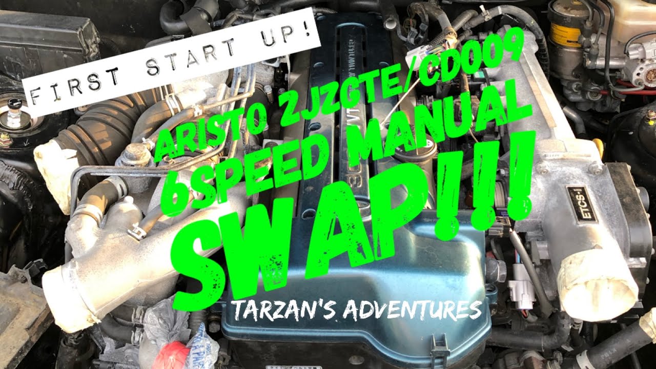 Aristo 2JZGTE and CD009 6speed manual swap in the GS300