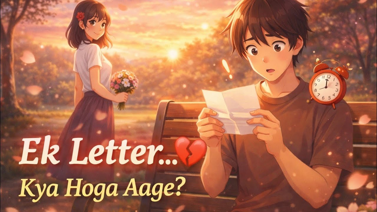 Ghibli Style Love Dream 💔 | Ek Ladki, Ek Letter Aur Ek Alarm