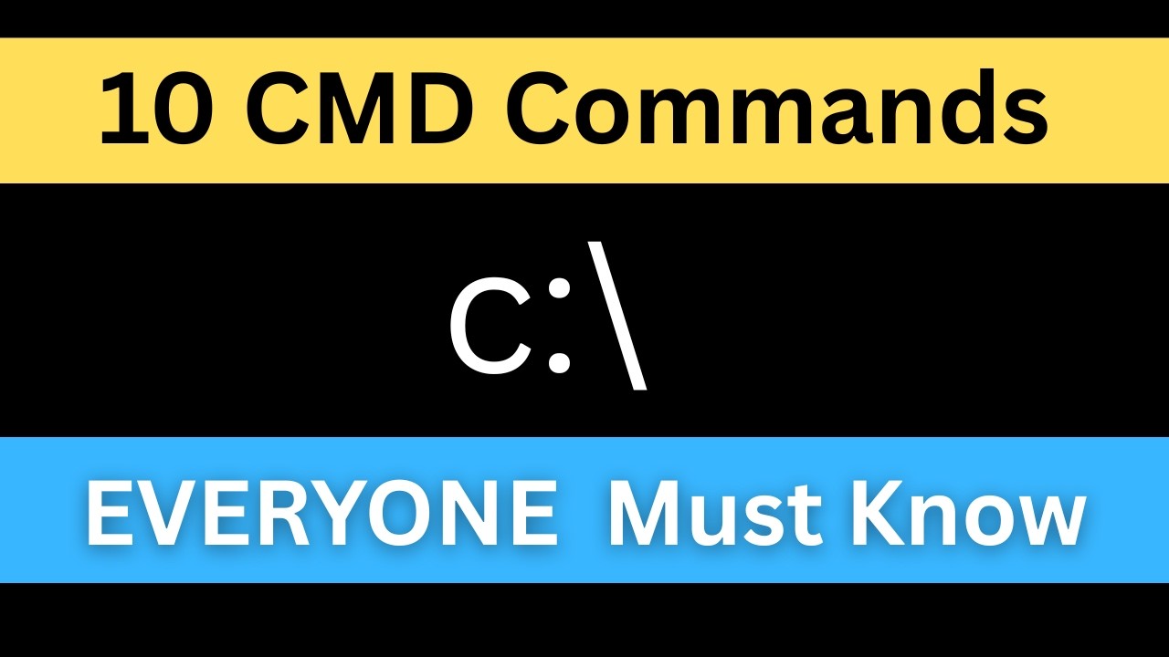 10 Basic Windows CMD Commands Every Beginner Must Know | Step-by-Step Practical Tutorial