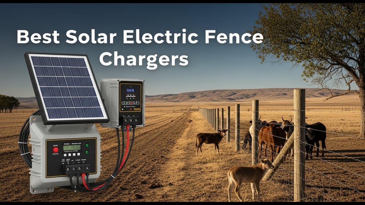 TOP 5 Best Solar Electric Fence Charger 2025 | The Future Of Fencing Best Solar Fence Chargers