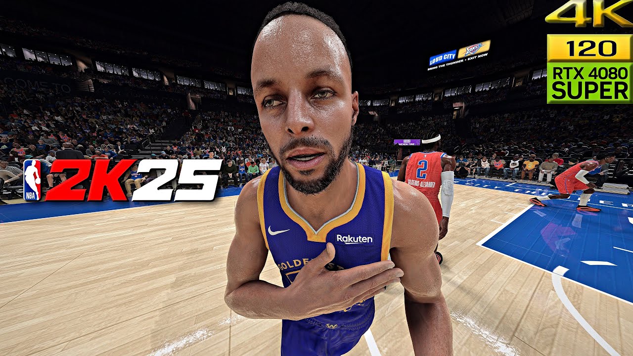 NBA 2K25 PC Next Gen Mods | Warriors vs Thunder [4K60]