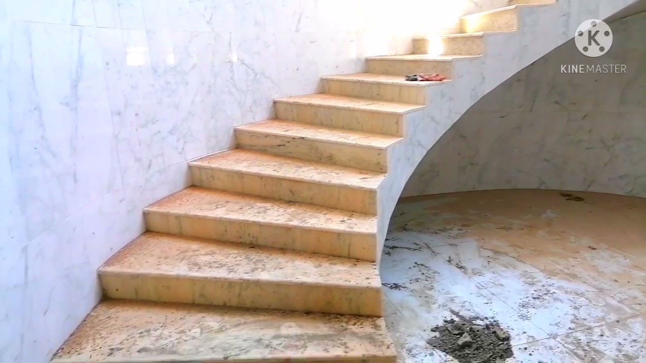 Round step jeena marble