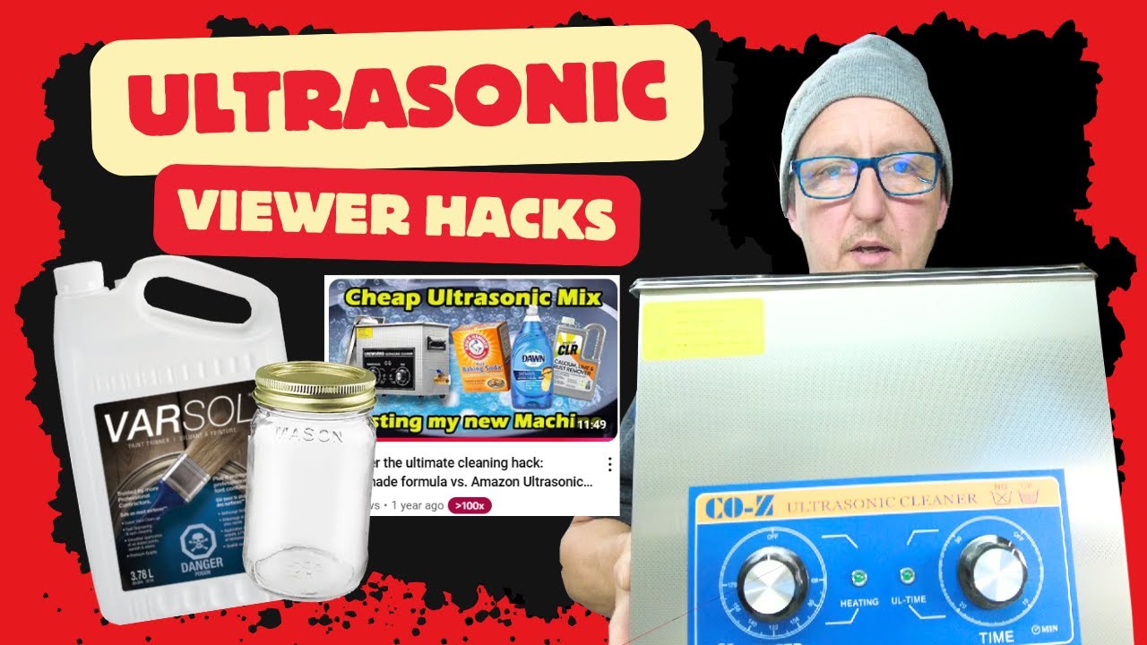 I Tried YOUR Ultrasonic Cleaning Hacks! Viewer Suggestions Put to the Test!