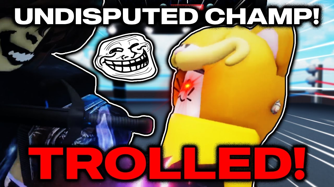 MAKING AN UNDISPUTED CHAMPION RAGE IN UNTITLED BOXING GAME! (UNTITLED BOXING GAME)