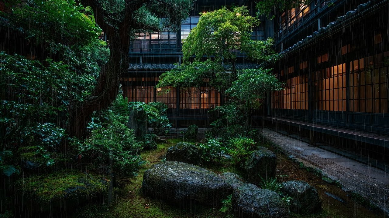 Heavy Rain For Sleep Creating A Calm Night For Deep Rest