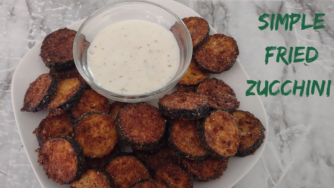 Fried Parmesan Zucchini