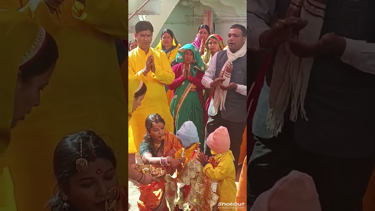 आज गये लहेड़ा गांव चूड़ाकर्म में 