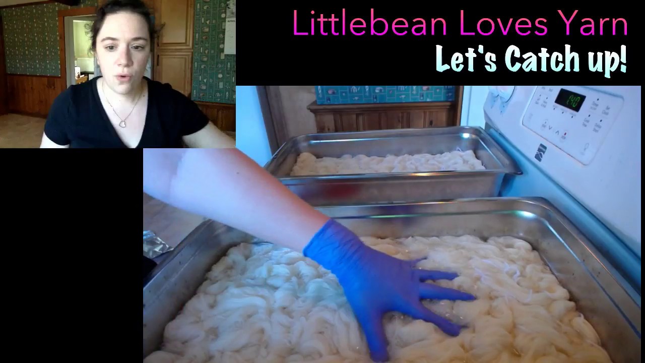 Live Stream - Let's catch up, and dye some yarn!