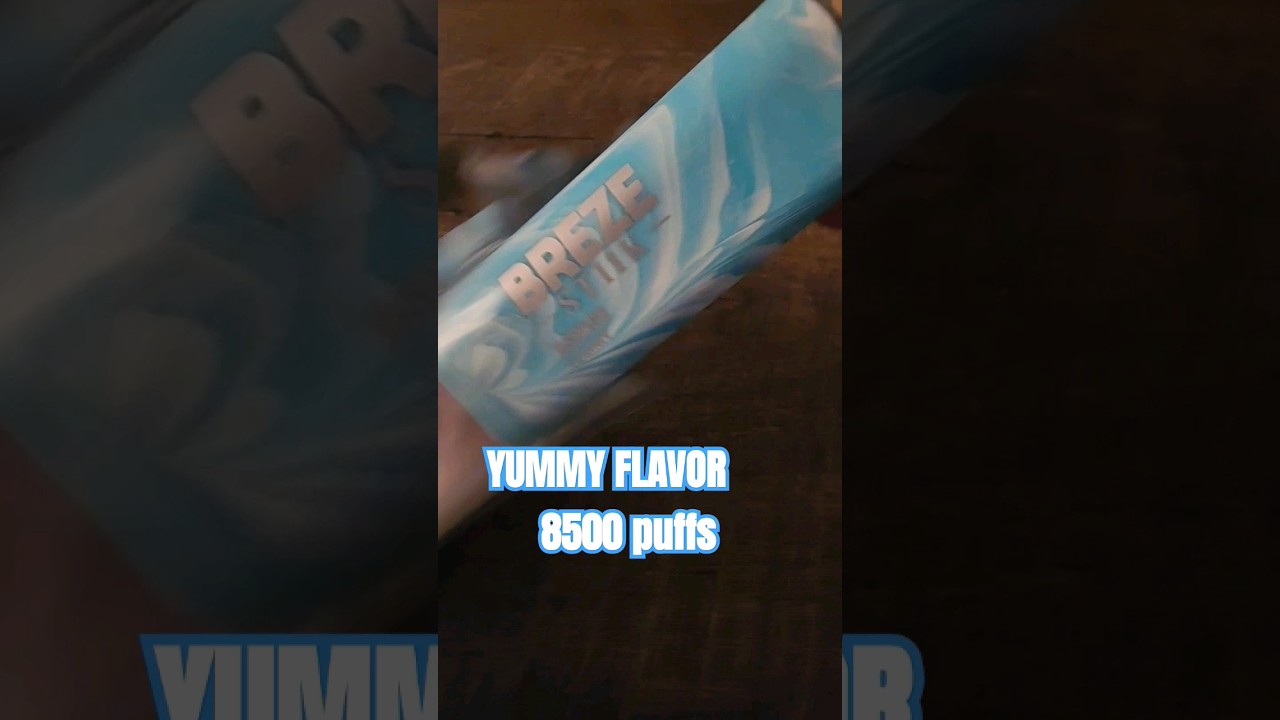 Breeze stick flavor Yummy #vape #unboxing #asmr #ebdesign #elfbar #skittles #rainbowcandy