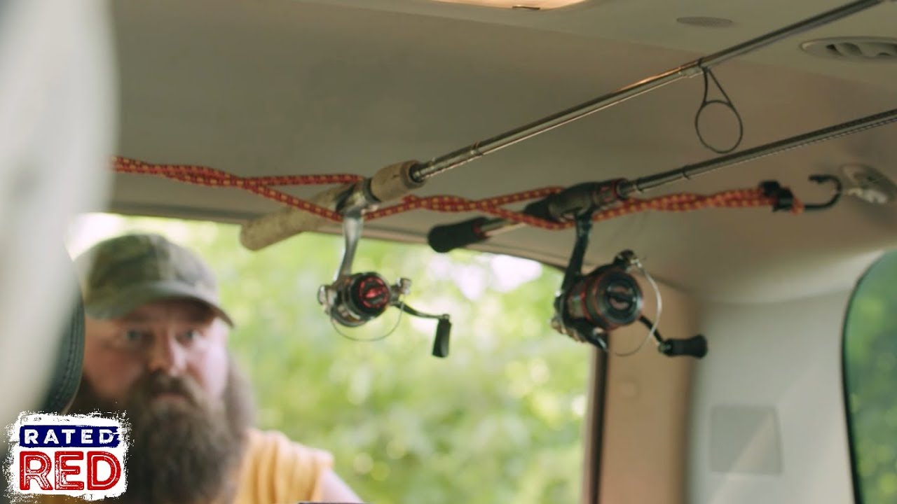 How to Install a Bungee Cord Fishing Rod Holder in Your SUV