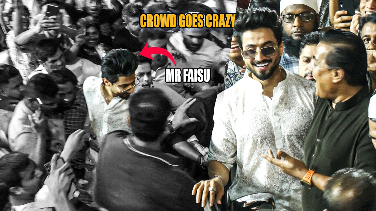Massive Crowd Surrounds Mr Faisu at Asif Bhamla Foundation Barkat E Ramadan