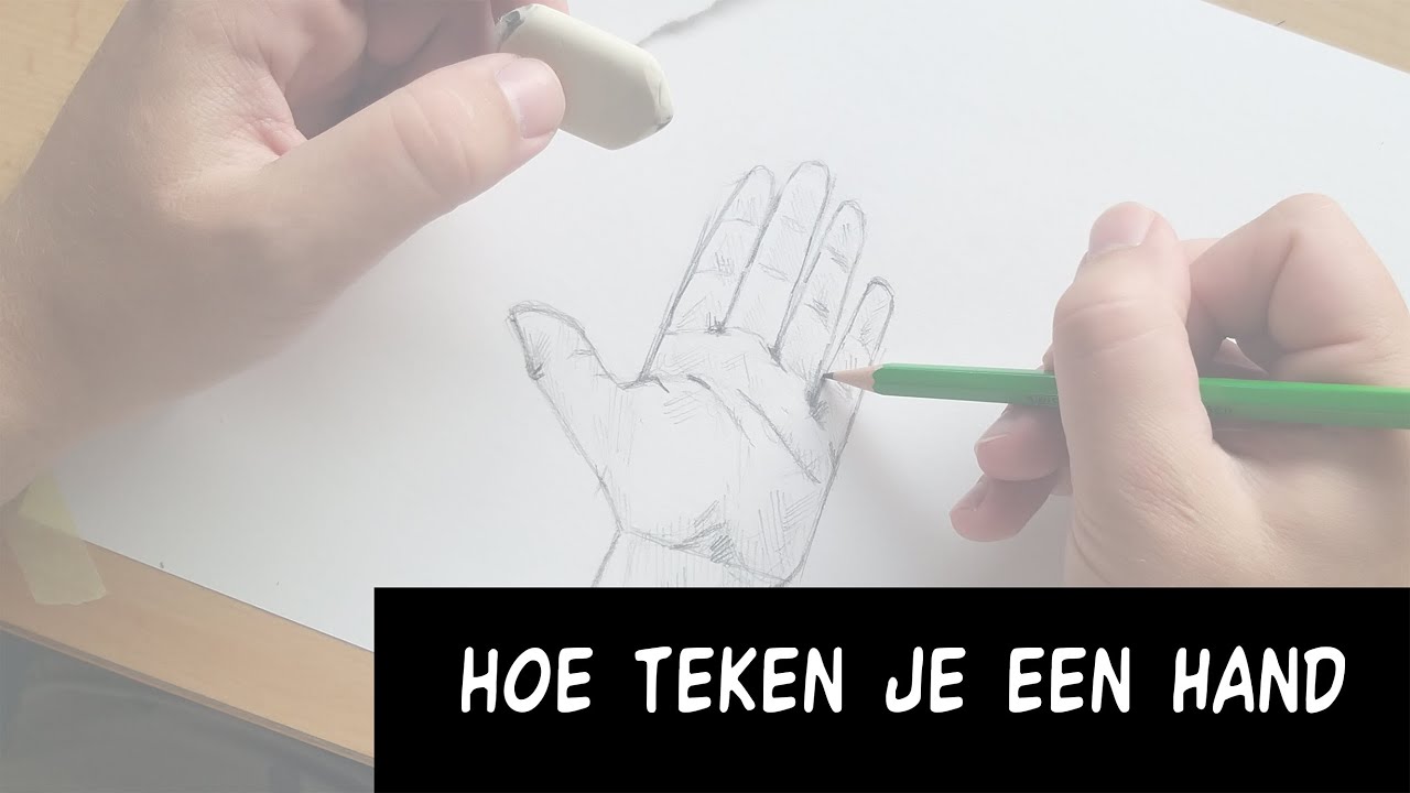Hoe teken je een hand