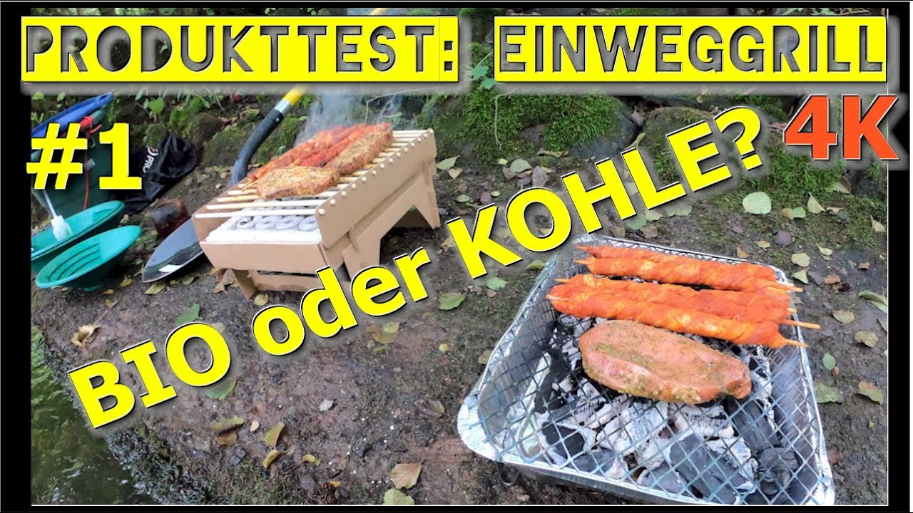 BIO Einweggrill - der Test