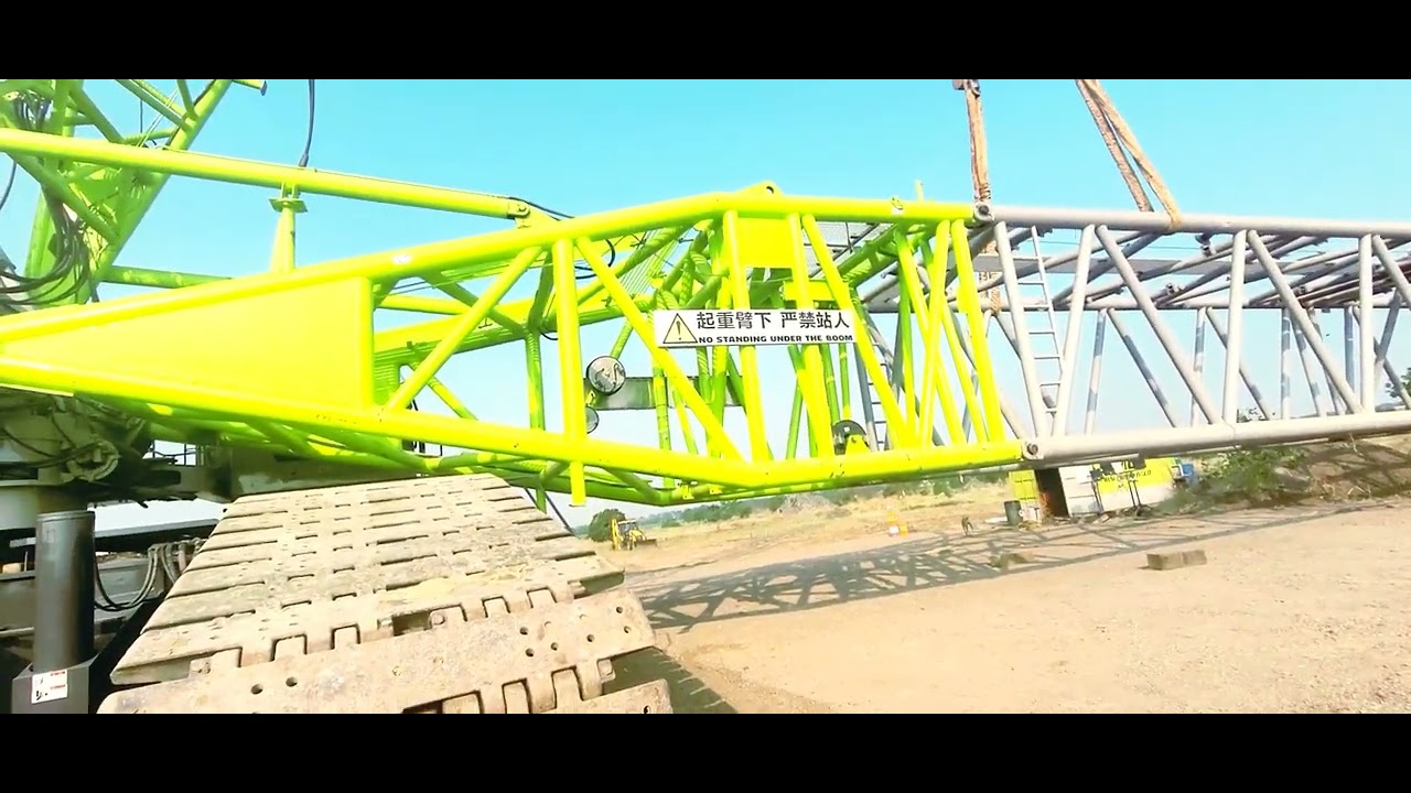 ✨️Zoomlion Crawler Crane 800 Boom Assembly Ton(ZCC9800W)जूमलैन क्रावलर क्रेन 800 टन असेम्बली💯💯