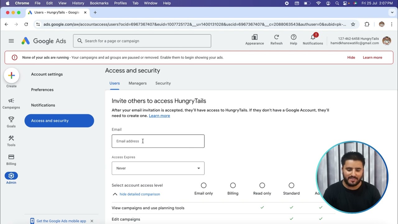 How to Add Admin in Google Ads | Give Access to Google Ad Account (Step-by-Step Guide) | Hamid Khan