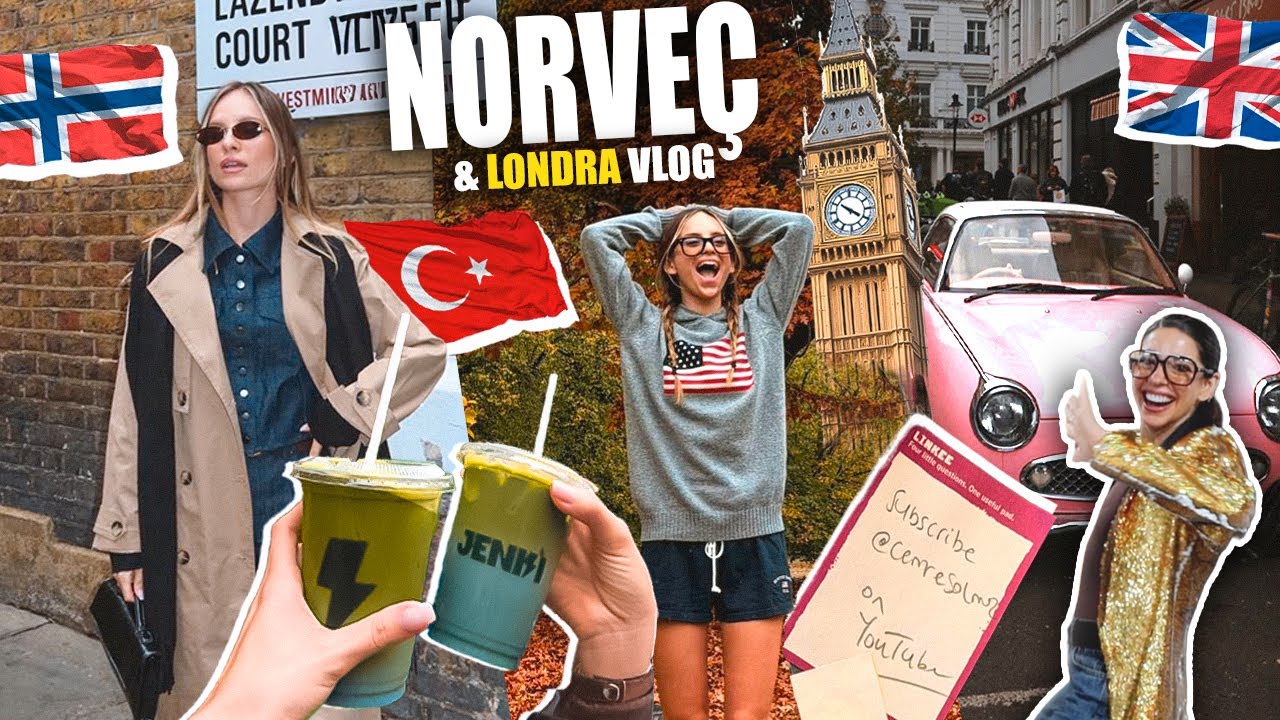 Elvin Levinler’le Norveç’ten Londra’ya! 4 Günde Her Şeyi Yaptık 😍
