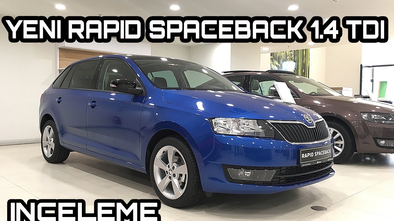 Yeni Skoda Rapid 1.4 TDİ DSG - Showroom İnceleme