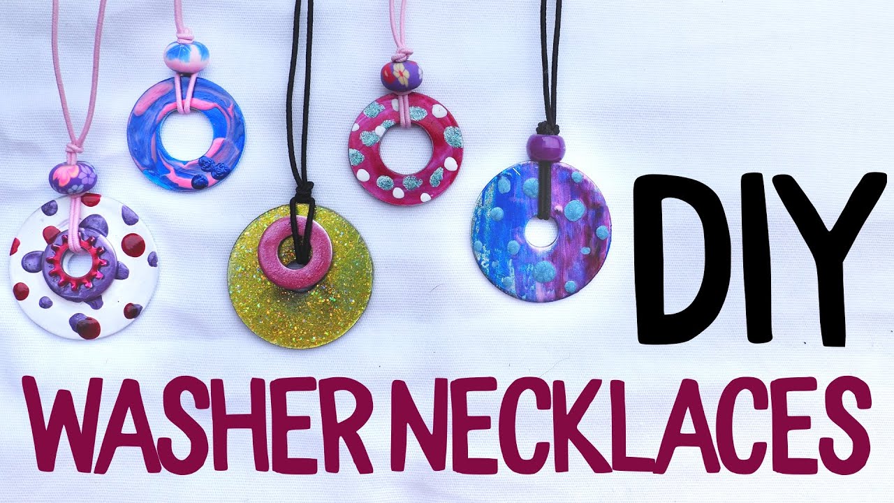 Amazing Washer PENDANT NECKLACES | DIY GIFT | KIDS CRAFT | Operation Christmas Child Craft